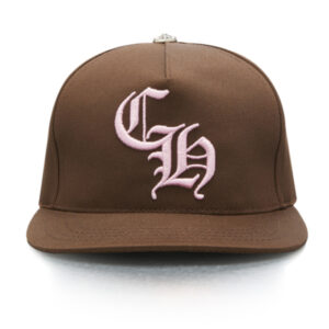 Chrome Hearts CH Baseball Hat – Brown/Pink