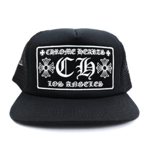 Chrome Hearts CH Los Angeles Trucker Hat – Black