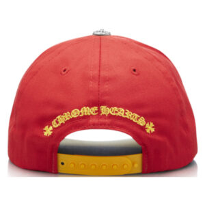 Chrome Hearts CH Silver Button Hat – Red/Yellow