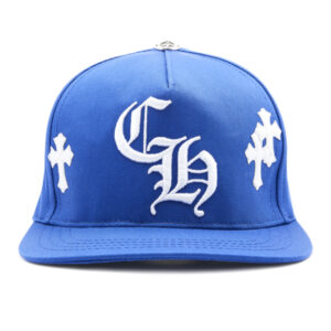 Chrome Hearts Cross Patch Baseball Hat – Blue